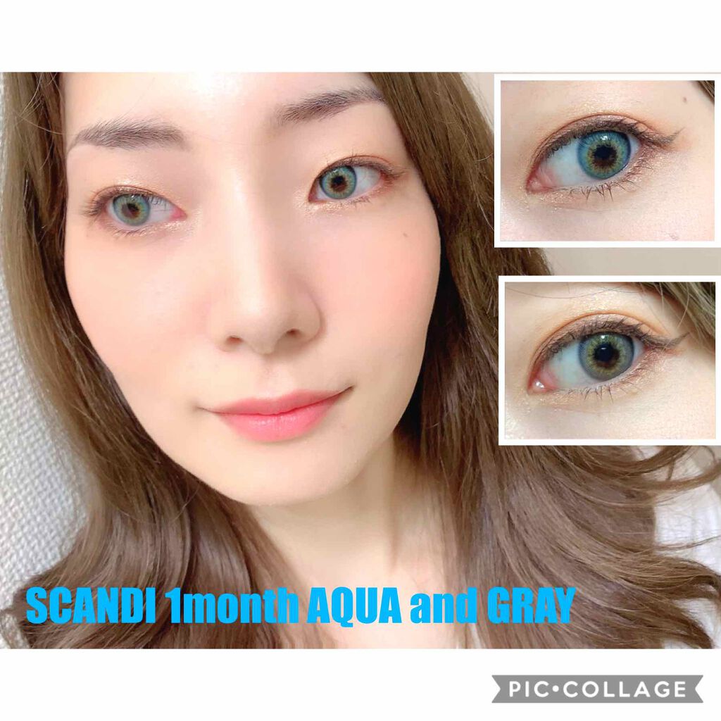 SCANDI(スカンディ) ライトグレー/OLENS/カラーコンタクトレンズを使ったクチコミ（1枚目）