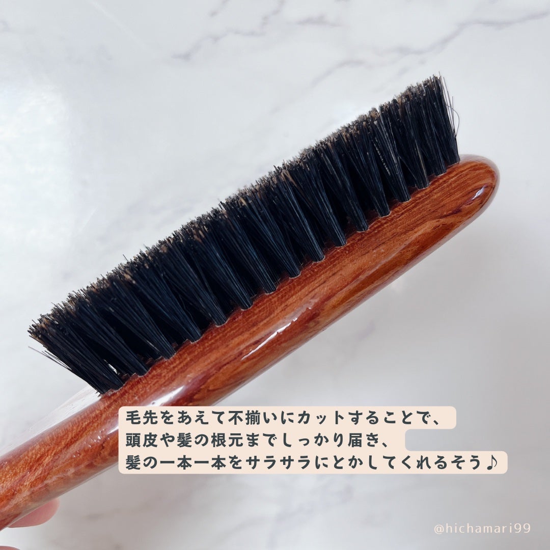 ミディアムブリッスルヘアブラシ/G.B.KENT/ヘアブラシを使ったクチコミ(5枚目)