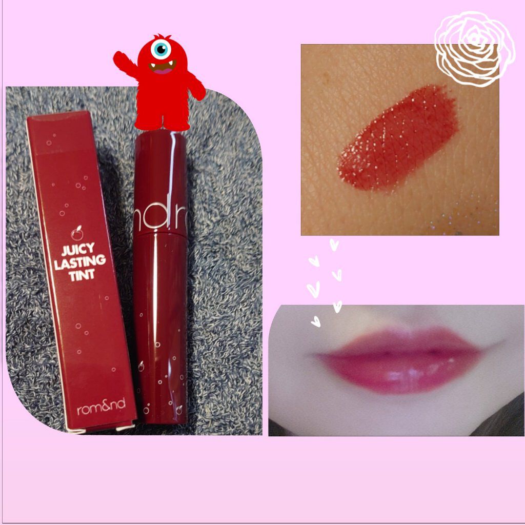 ジューシーラスティングティント/rom&nd/リップティントを使ったクチコミ（1枚目）