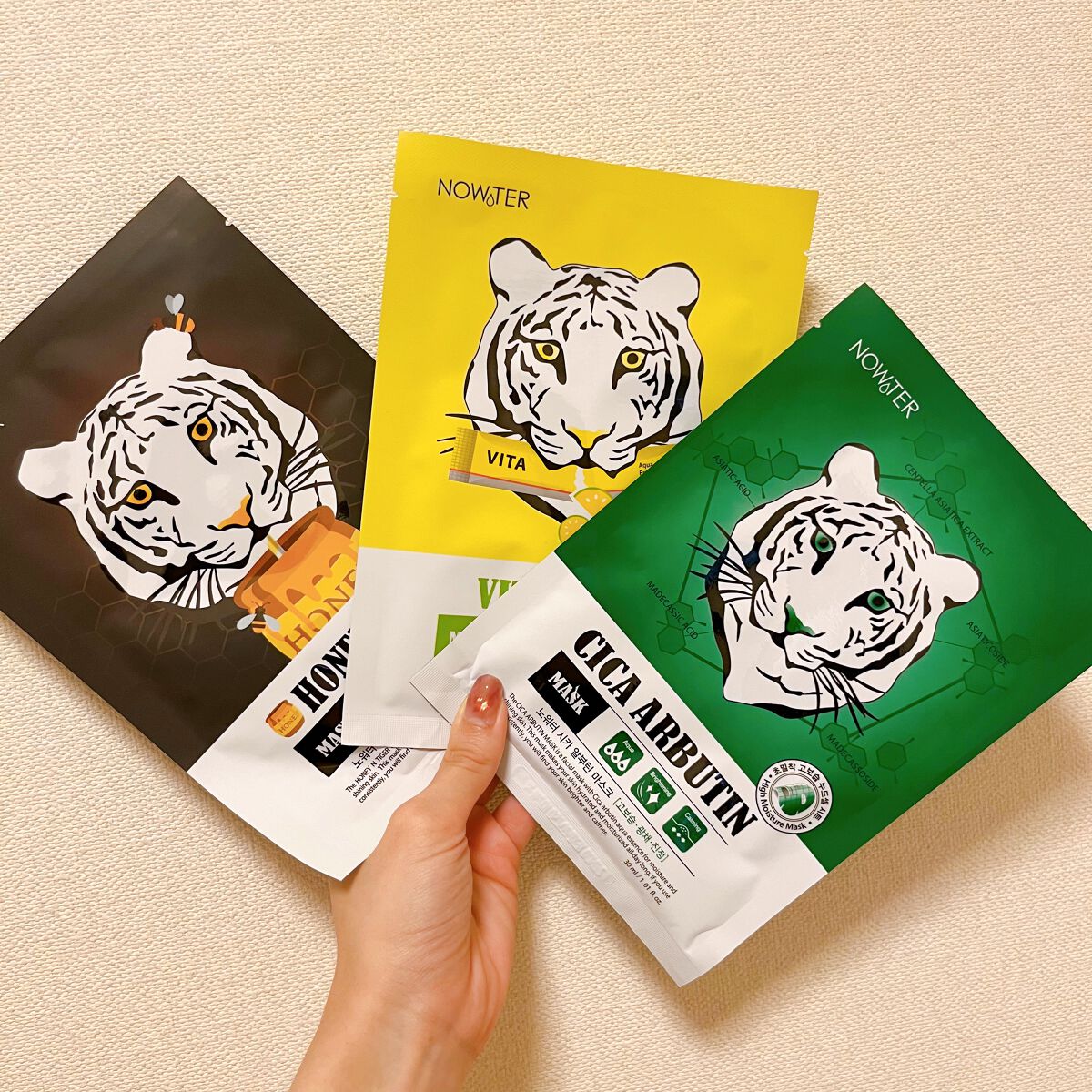 ハニータイガーマスク/NOWATER/シートマスク・パックを使ったクチコミ（1枚目）