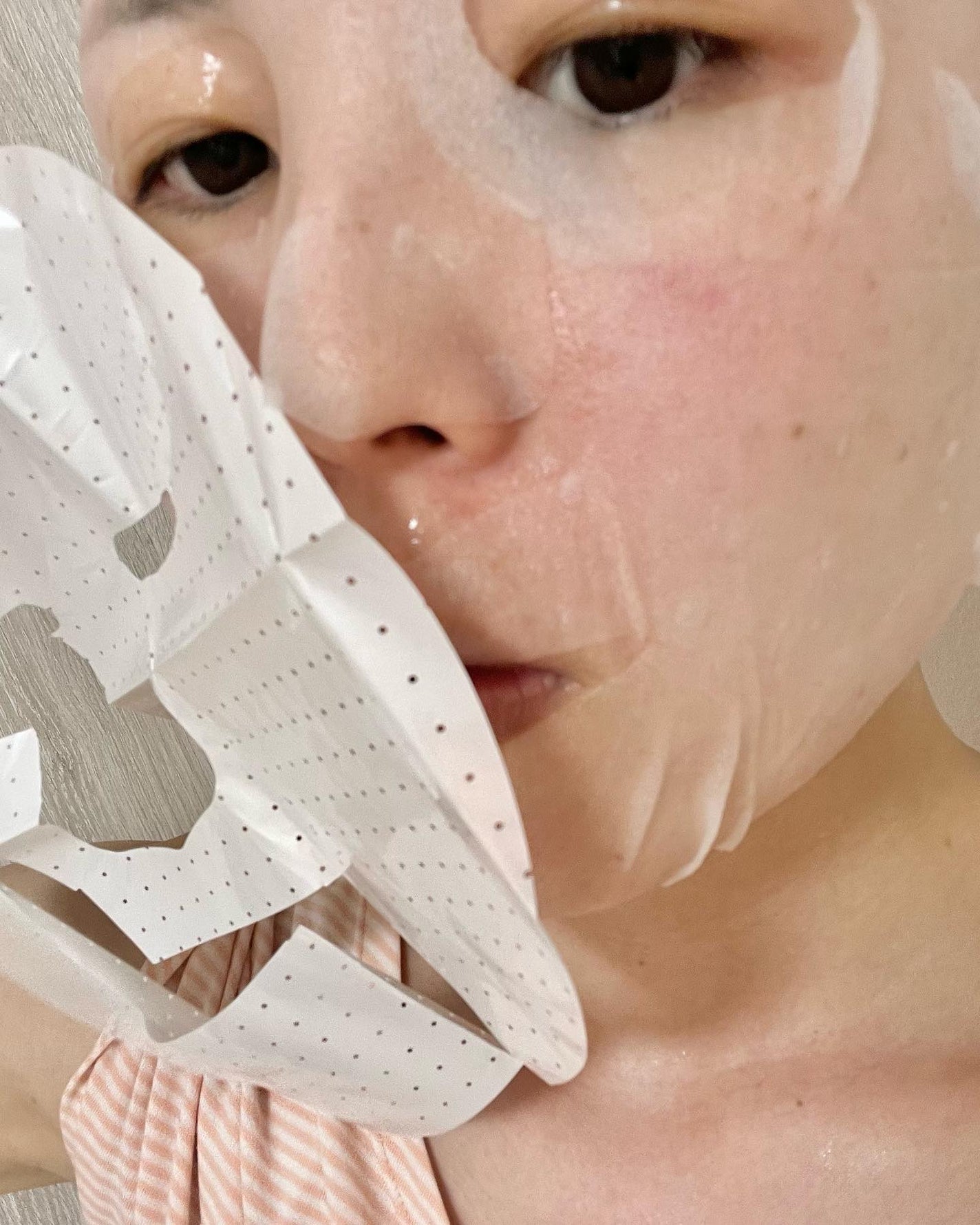 フェイスマスク 【しっかり実感30枚セット】/KISO/シートマスク・パックを使ったクチコミ(2枚目)