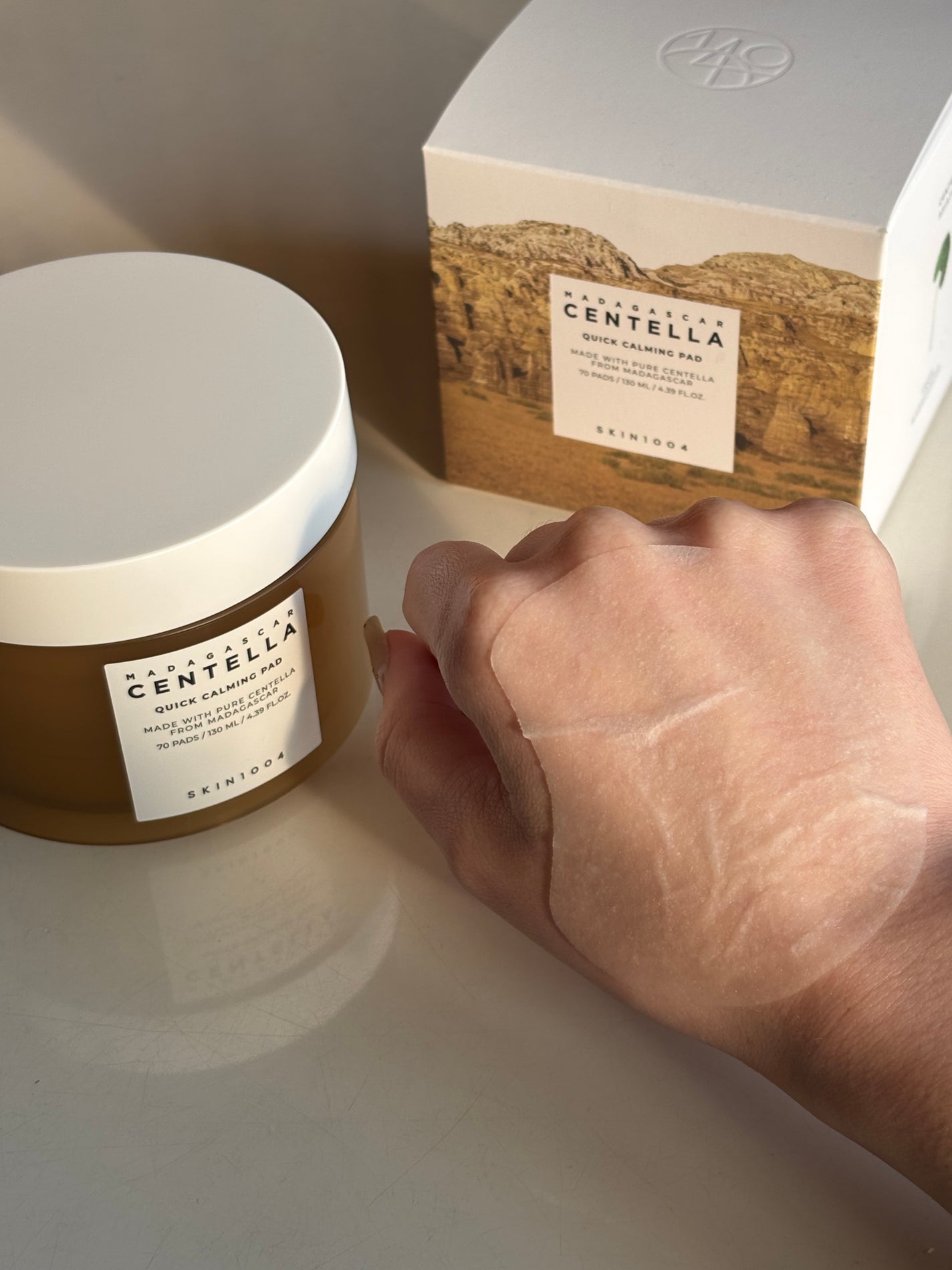 センテラ クイックカーミングパッド/SKIN1004/トナーパッドを使ったクチコミ(5枚目)