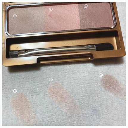 ノーズ&アイブロウパウダー/CEZANNE/パウダーアイブロウを使ったクチコミ(3枚目)