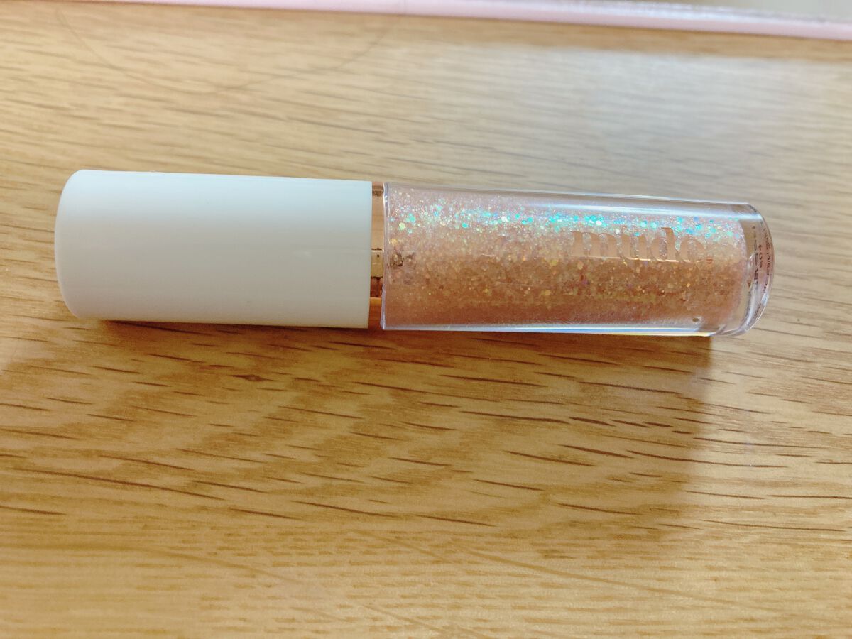 MD ドリーミーグリッター 04 CORAL GLORY/mude./グリッターを使ったクチコミ（1枚目）