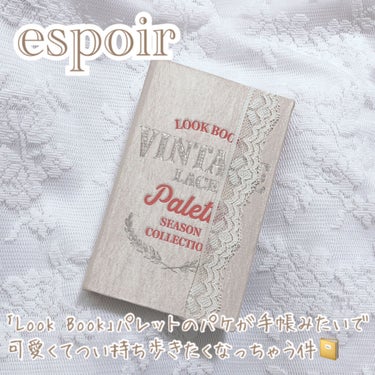 2021 F/Wルックブックパレット/espoir/パウダーアイシャドウを使ったクチコミ（1枚目）