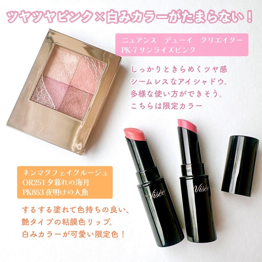 ニュアンス デューイ クリエイター/Visée/アイシャドウパレットを使ったクチコミ（2枚目）