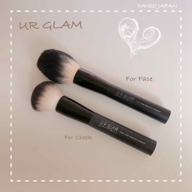 UR GLAM　POWDER BRUSH/U R GLAM/メイクブラシを使ったクチコミ（1枚目）