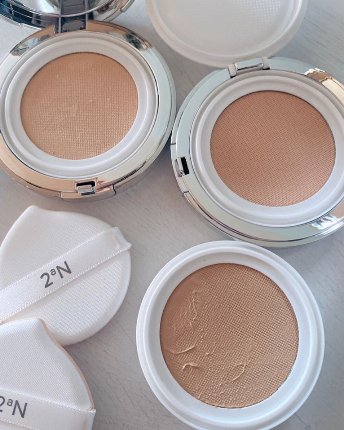 グリーミングテンションパクト/2aN/クリーム・エマルジョンファンデーションを使ったクチコミ（3枚目）