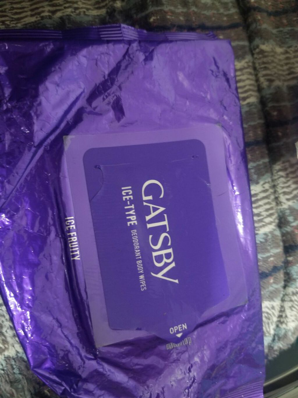 アイスデオドラントボディペーパー アイスフルーティ/ギャツビー/ボディシートを使ったクチコミ(1枚目)