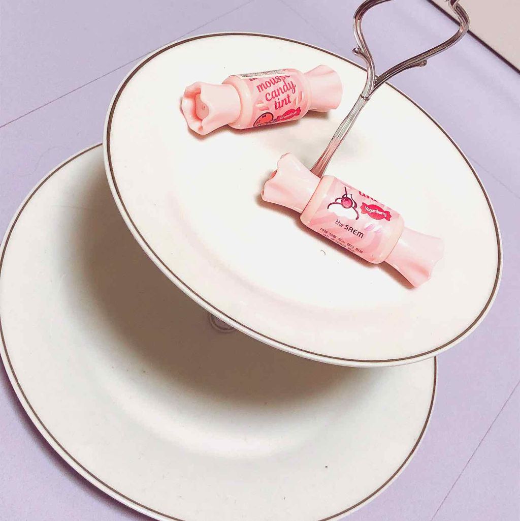 ムース キャンディー ティント/the SAEM/リップティントを使ったクチコミ（1枚目）