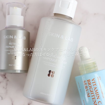 グルタチオンアンプルトナー/SKIN&LAB/化粧水を使ったクチコミ(6枚目)