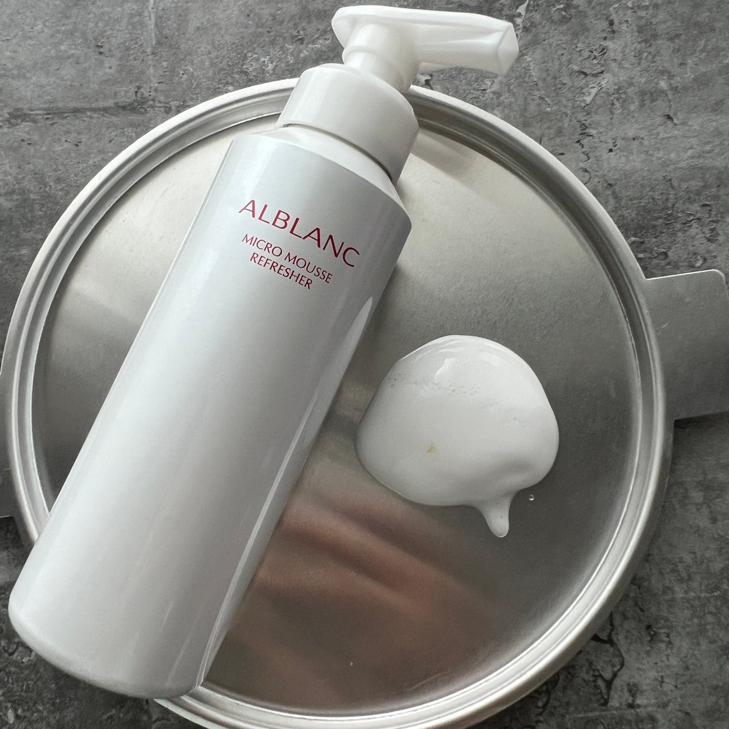マイクロムース リフレッシャー/ALBLANC/泡洗顔を使ったクチコミ(1枚目)