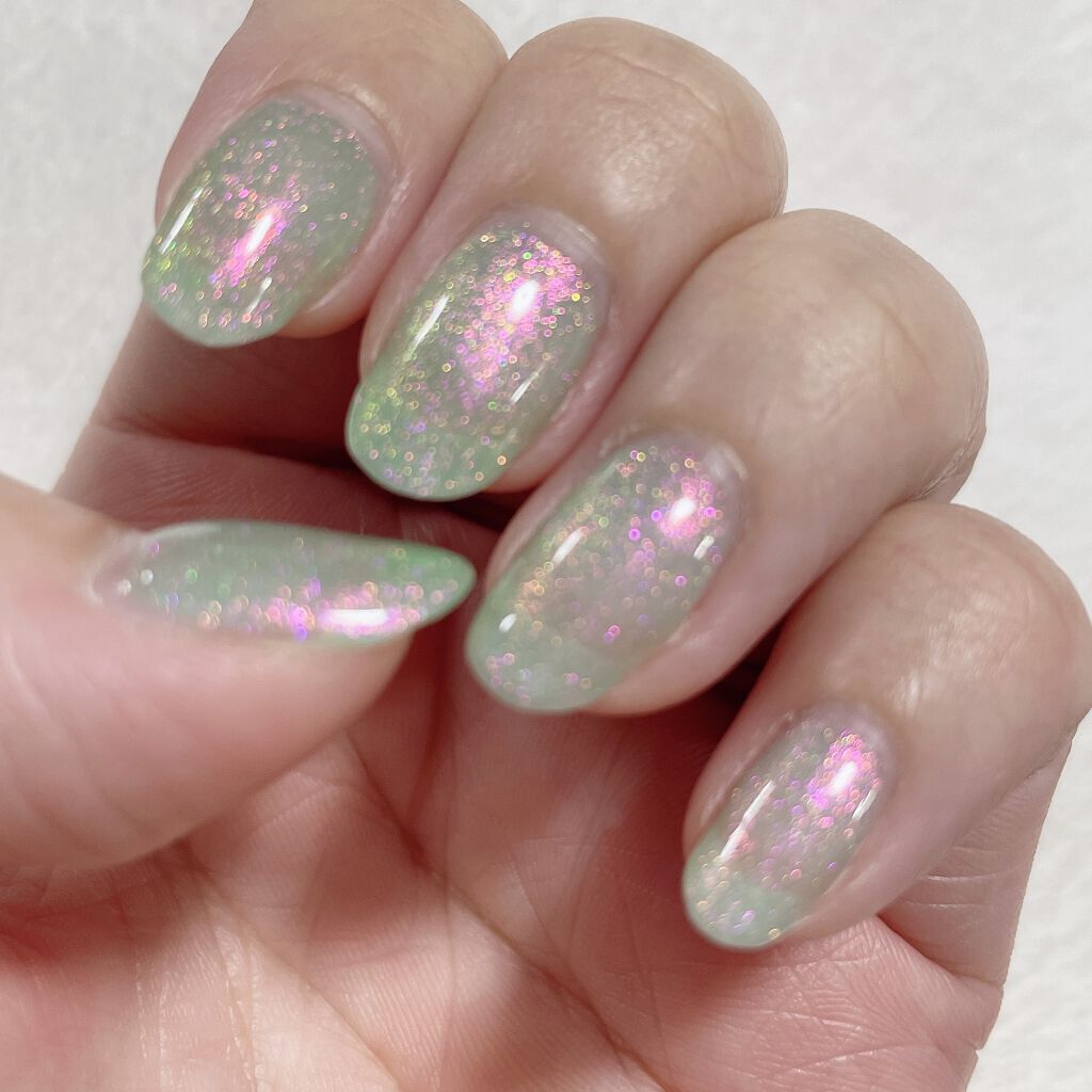 エムジェル オーロラカラージェル/Mpetit Japan/ジェルネイルを使ったクチコミ(4枚目)