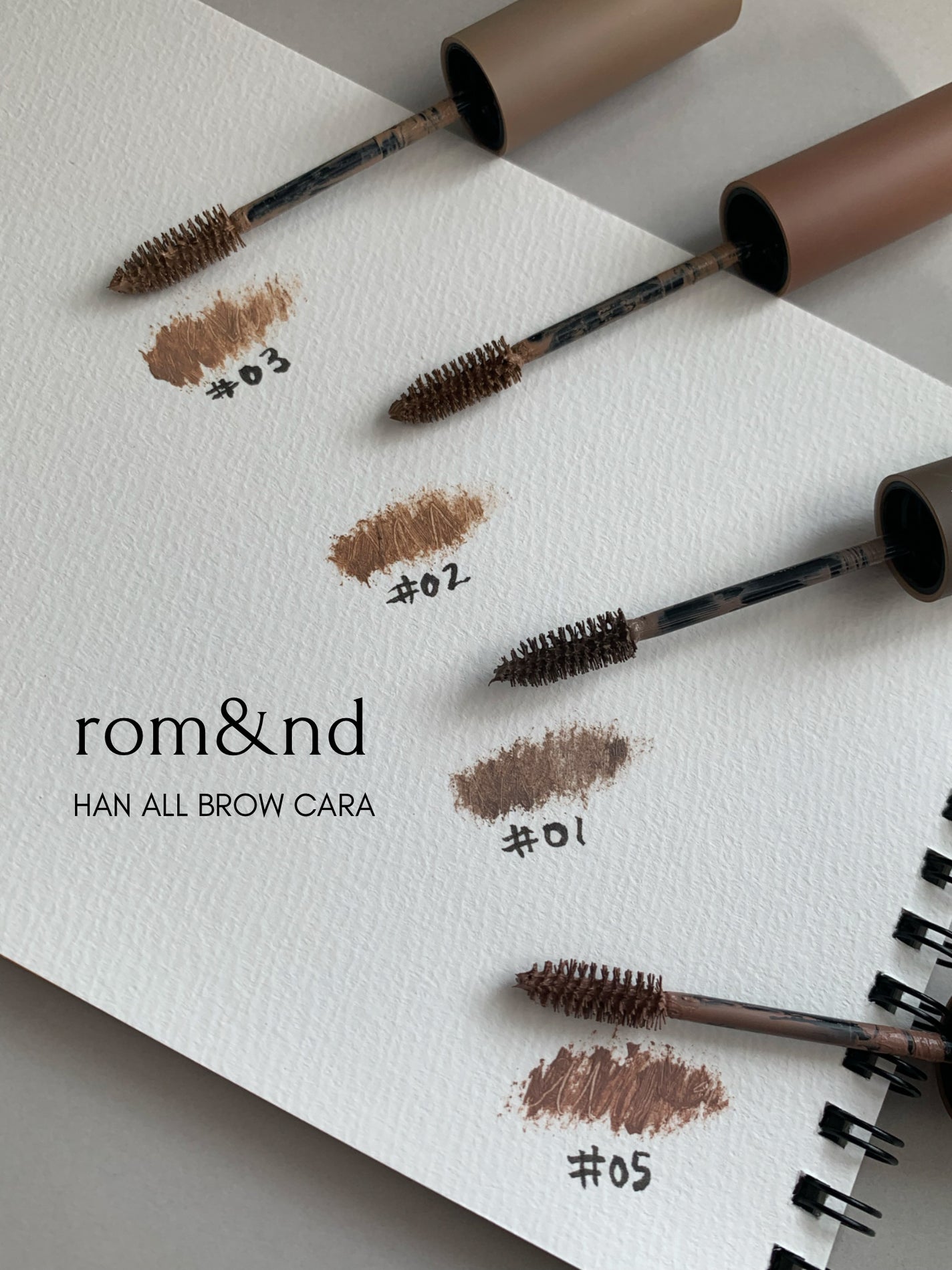 ハンオールブロウカラ/rom&nd/眉マスカラを使ったクチコミ(2枚目)