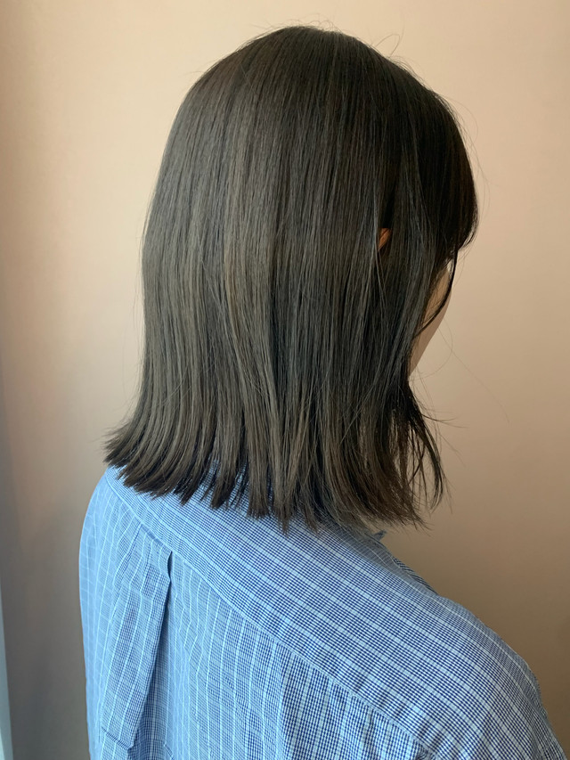 ミディアムストレートヘア