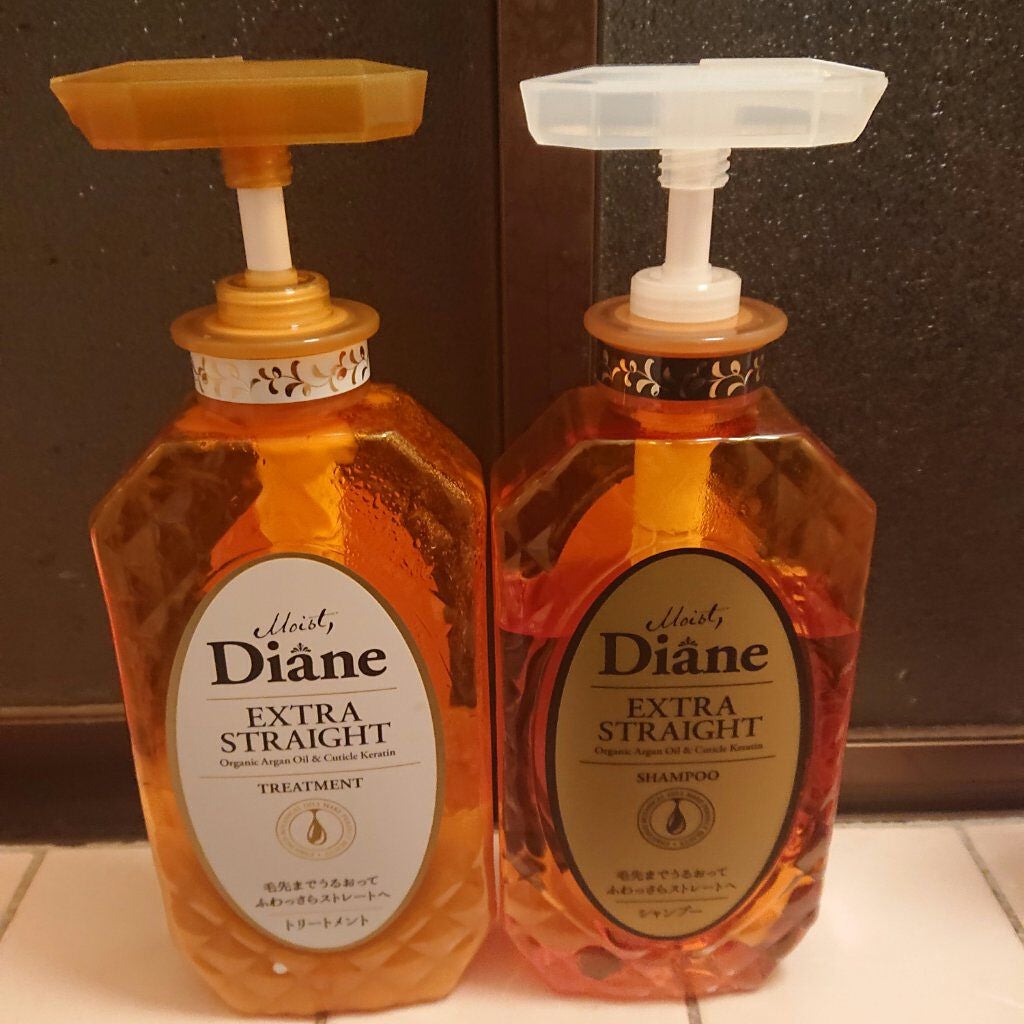 パーフェクトビューティ モイストダイアン エクストラストレート シャンプー/トリートメント/ダイアン/市販シャンプーを使ったクチコミ(1枚目)
