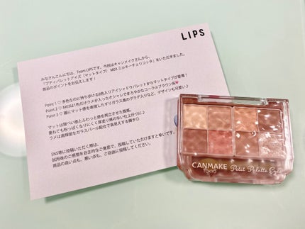 プティパレットアイズ(マットタイプ)/キャンメイク/パウダーアイシャドウを使ったクチコミ(3枚目)