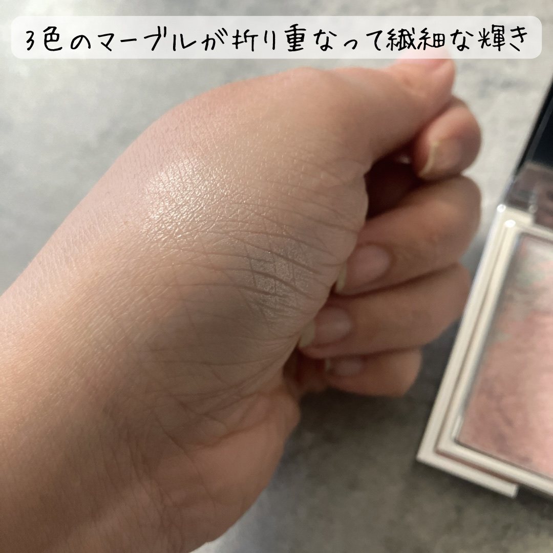 スキンルミナスハイライター/DEAR DAHLIA/パウダーハイライトを使ったクチコミ（3枚目）