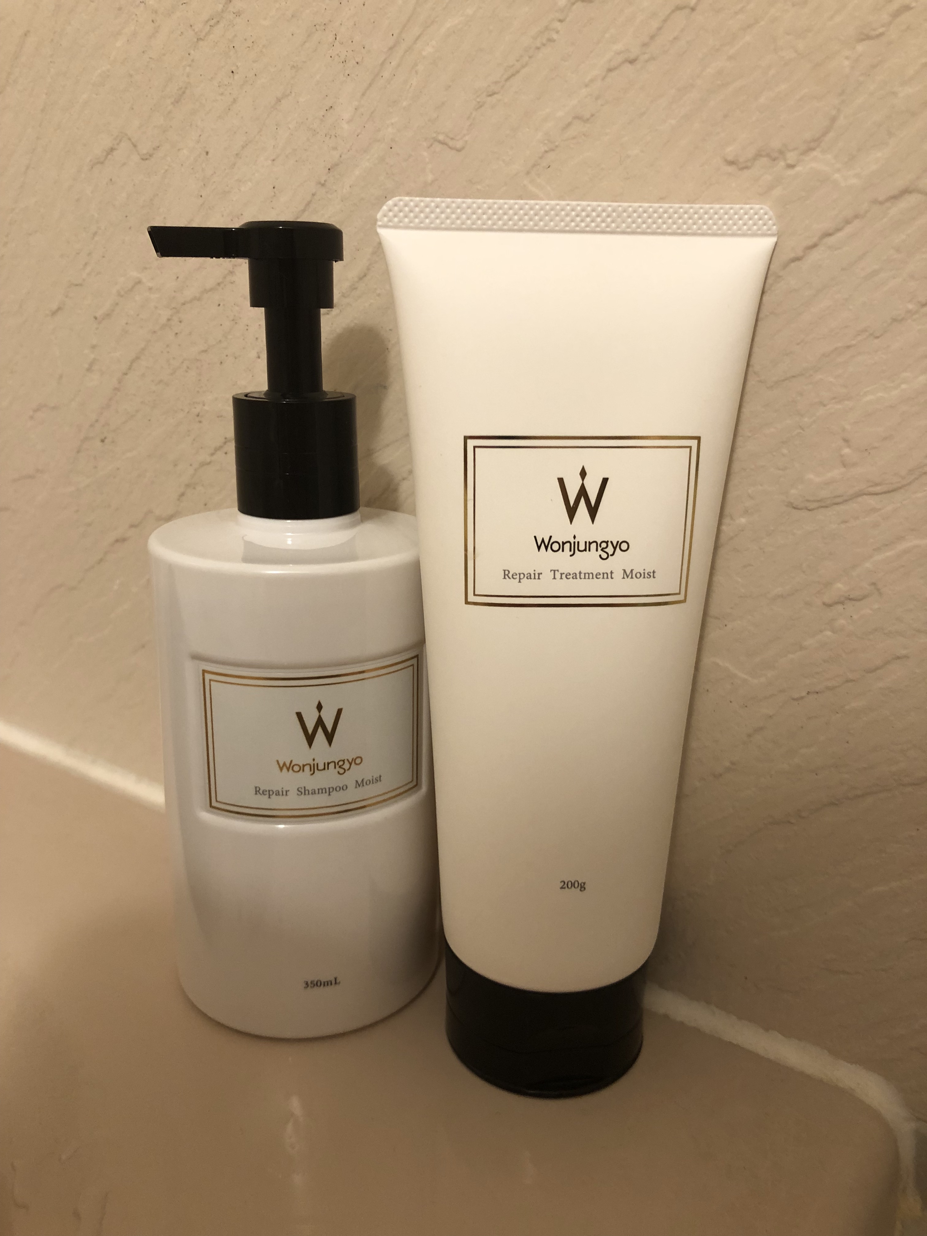 ウォンジョンヨ リペアシャンプー モイスト／リペアトリートメント モイスト/Wonjungyo/市販シャンプーを使ったクチコミ（3枚目）