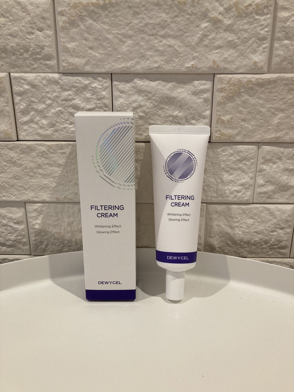 フィルタリングクリーム/DEWYCEL/日焼け止めクリームを使ったクチコミ（1枚目）