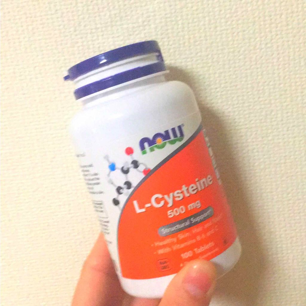 L-システイン/Now Foods/美容サプリメントを使ったクチコミ（1枚目）