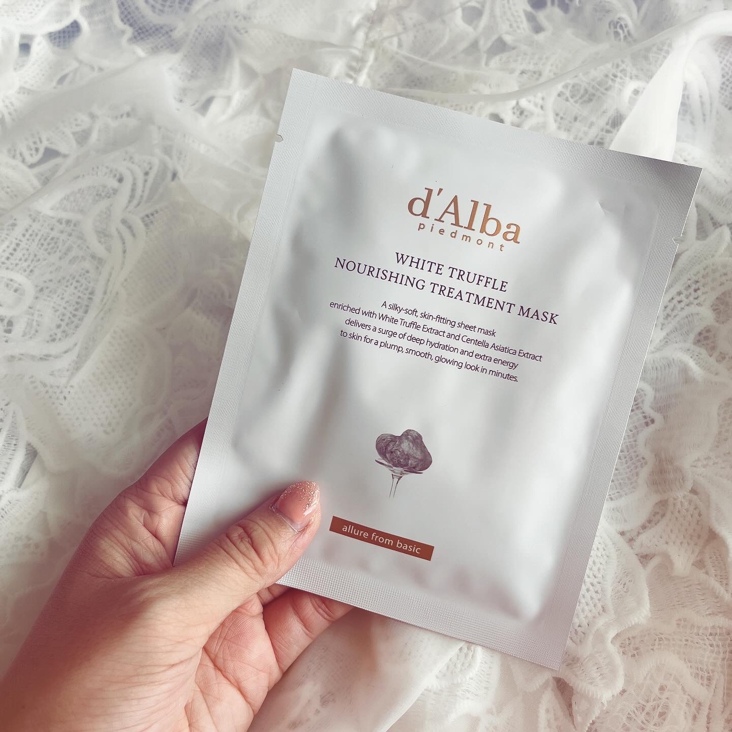ホワイトトリュフナリシングトリートメントマスク/ダルバ/シートマスク・パックを使ったクチコミ（2枚目）