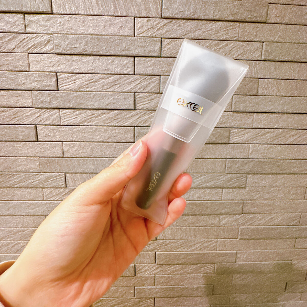 ハイライトチークブラシ/excel/メイクブラシを使ったクチコミ（3枚目）