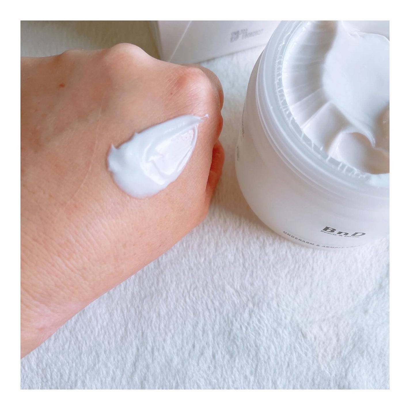 BnDアンダーアームクリーム(ボディクリーム)/BnD/デリケートゾーンケアを使ったクチコミ(3枚目)