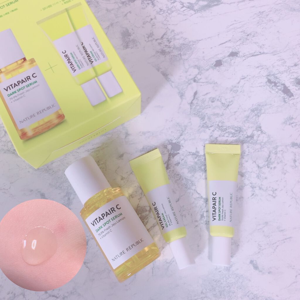 ビタペアC ジェルクリーム/ネイチャーリパブリック/フェイスクリームを使ったクチコミ（2枚目）