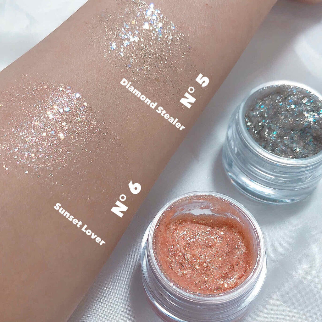 ゲットルーズグリッタージェル/unleashia/グリッターを使ったクチコミ（3枚目）