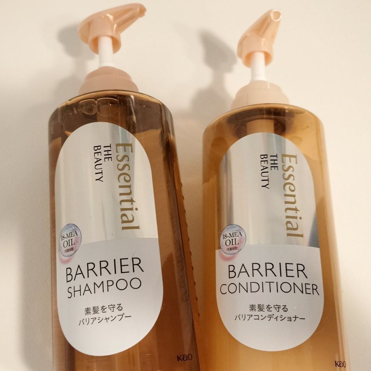 ザビューティ 髪のキメ美容素髪を守る バリアシャンプー/コンディショナー/エッセンシャル/シャンプー・コンディショナーを使ったクチコミ(1枚目)