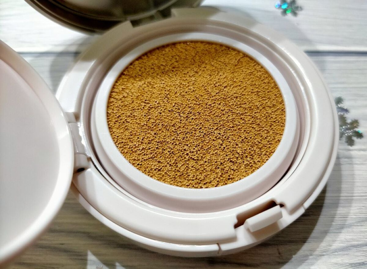 リンクルホワイトクッションファンデーション/コラリッチ/クッションファンデーションを使ったクチコミ(3枚目)