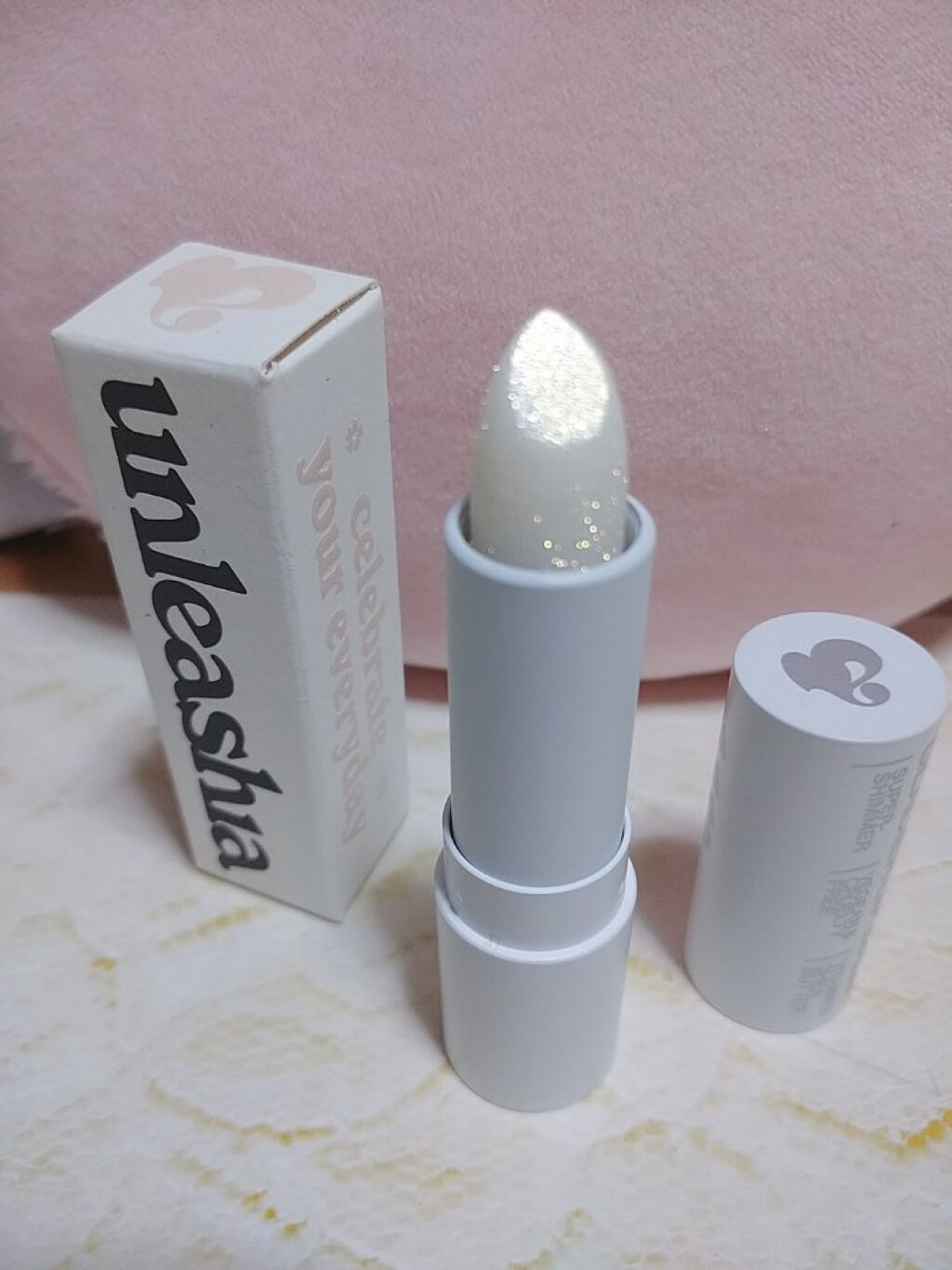 グレイシャーヴィーガンリップバーム NO.1  SNOW FROST スノウフロスト/unleashia/リップバームを使ったクチコミ（1枚目）