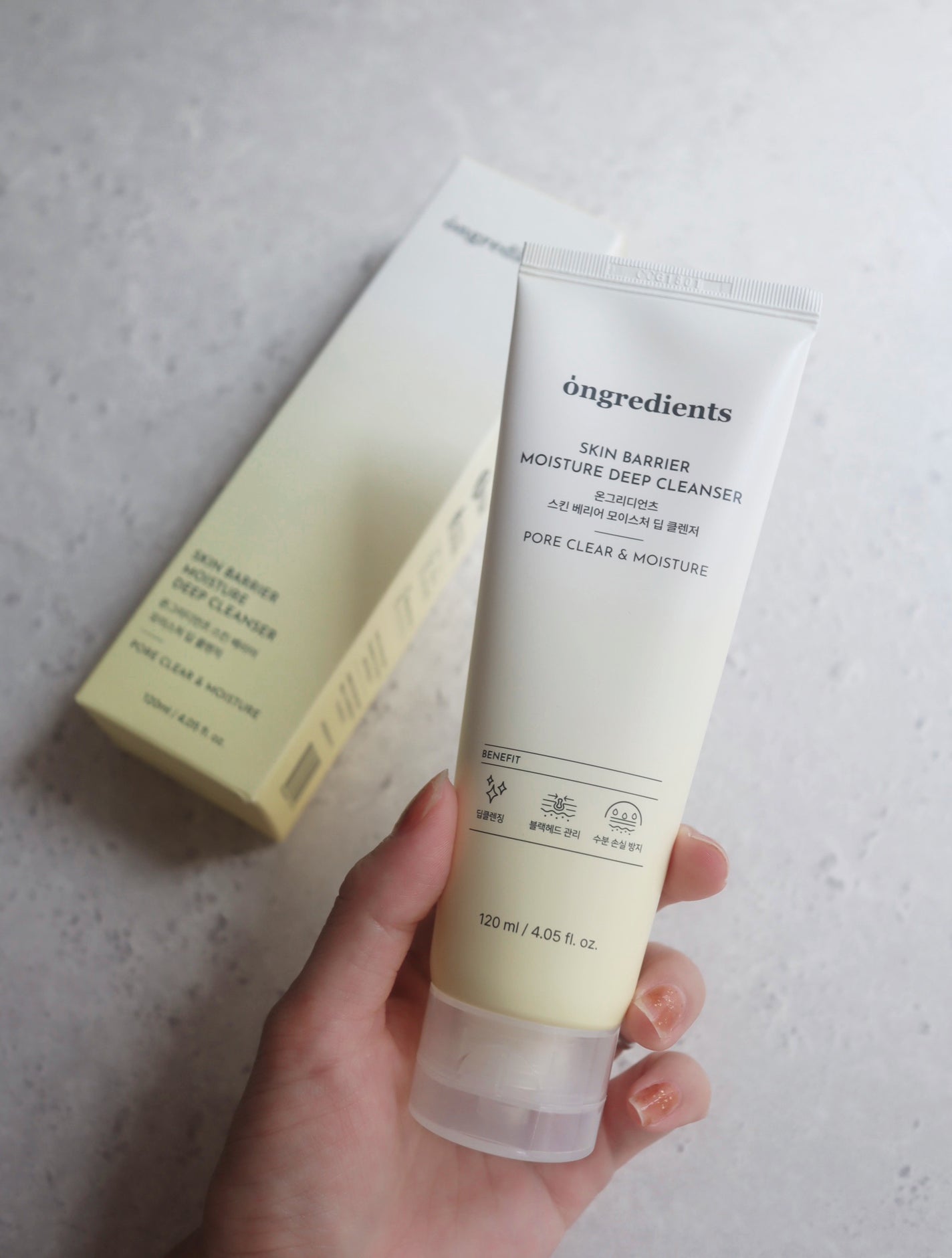 スキンバリアモイスチャーディープクレンザー /Ongredients/洗顔フォームを使ったクチコミ(1枚目)