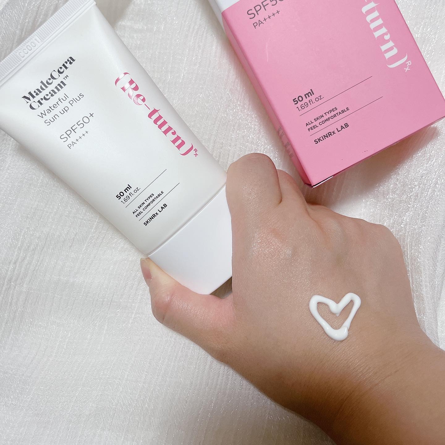 マデセラウォーターフルサンアッププラス/SKINRx LAB/日焼け止めクリームを使ったクチコミ（2枚目）