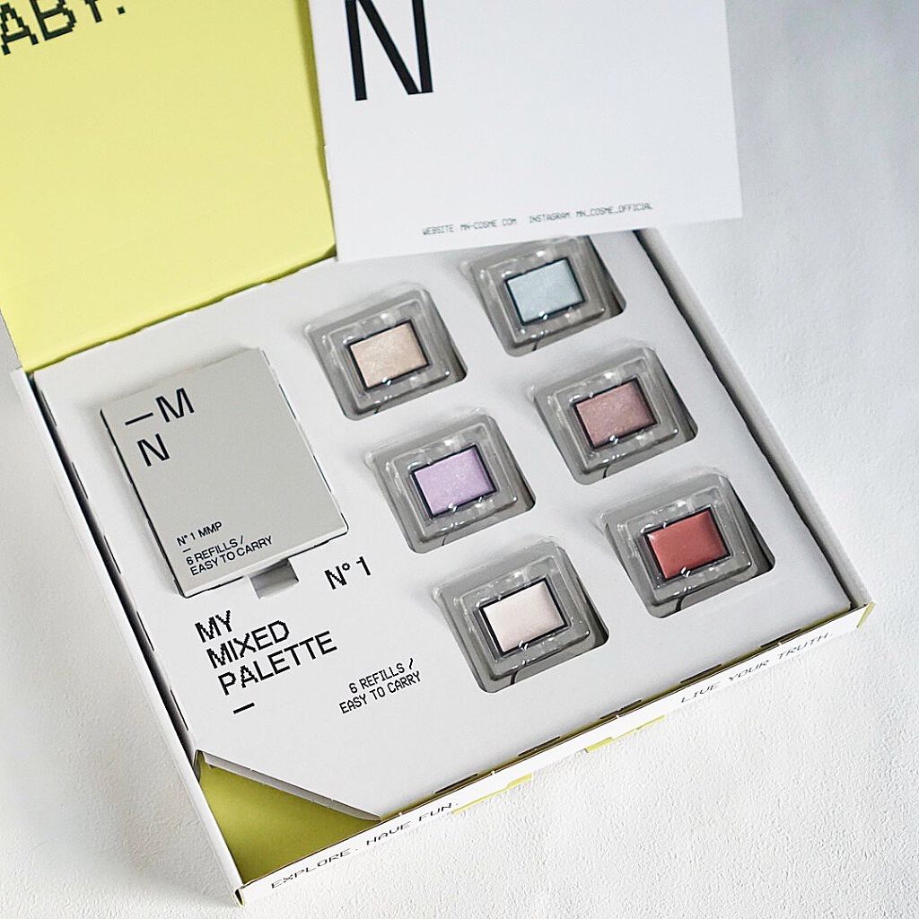 MY MIXED PALETTE 6色カスタムパレット 02 DAYDREAM/MN/マルチパレットを使ったクチコミ（2枚目）