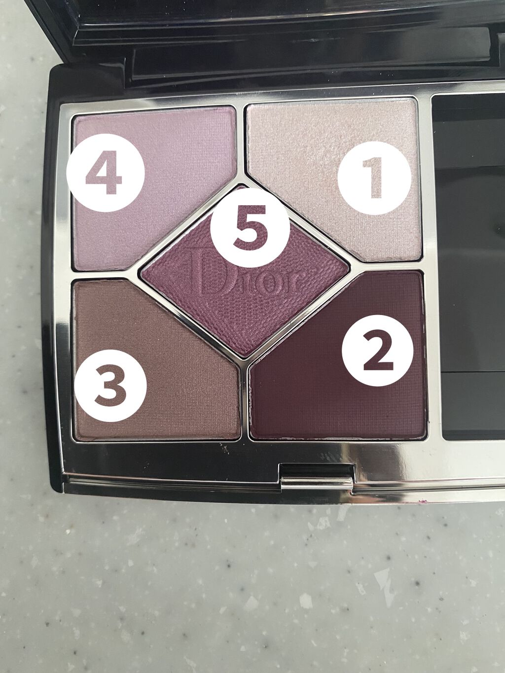 【旧】サンク クルール クチュール/Dior/アイシャドウパレットを使ったクチコミ（2枚目）
