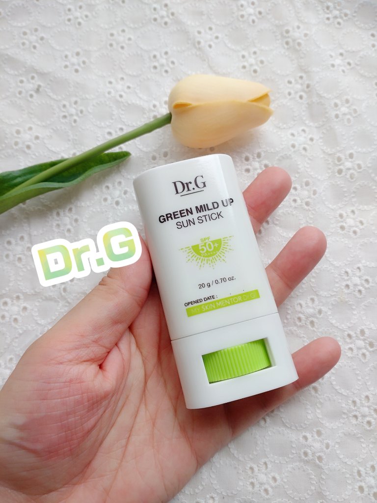 グリーンマイルドサンスティック SPF50+ PA++++/Dr.G/日焼け止めスティックを使ったクチコミ（1枚目）