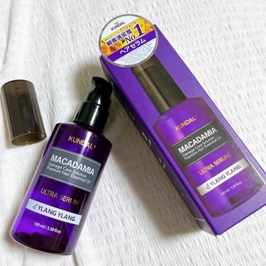 購入品🍇ヘアオイル
まとまり最重要のあなたへ！

KUNDAL
ウルトラ ヘアセラム

いつも通りタオルドライ後に使用して
からのドライヤーで簡単ツヤ髪

オイルは割と重ためだけど
少量でのびが良いのが特徴

LIPSショッピングでは取り扱いが
イランイラン Ylang ylangのみでした
好き嫌いはもしかしたらあるかもですが 主張強くなくふんわり程度なのでセーフかな◎

質感迷子の方へ 新年初買いにいかが☺️

#kundal #ウルトラヘアセラム #イランイラン  #期待越えアイテム の画像 その1