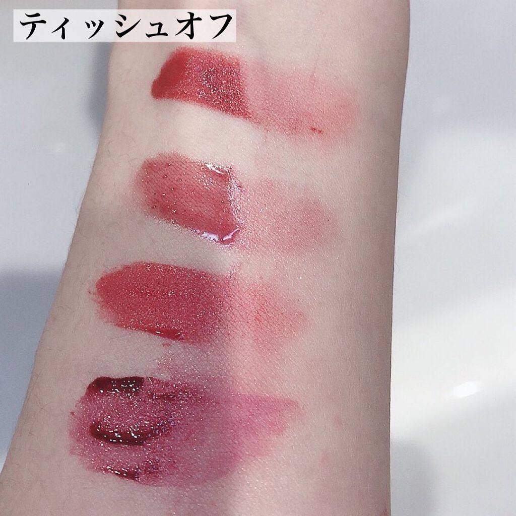 ジューシーラスティングティント/rom&nd/リップティントを使ったクチコミ（3枚目）