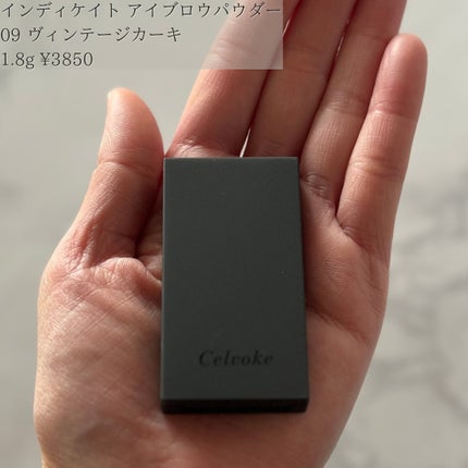 セルヴォーク インディケイトアイブロウパウダー/Celvoke/パウダーアイブロウを使ったクチコミ(2枚目)