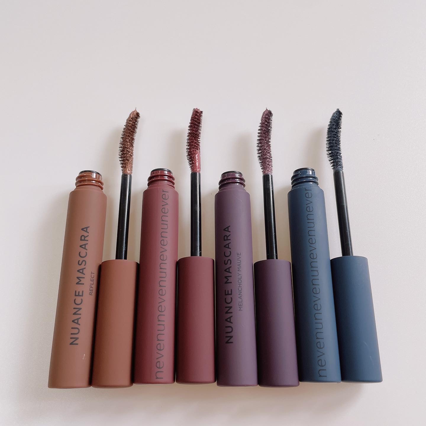 ニュアンスマスカラ ディグニファイドネイビー（dignified navy）/uneven/マスカラを使ったクチコミ（2枚目）