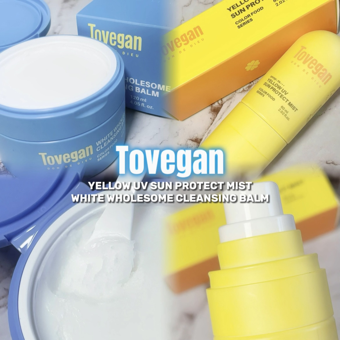 カラーフードシリーズホワイトホールサムクレンジングバーム/Tovegan/クレンジングバームを使ったクチコミ（1枚目）