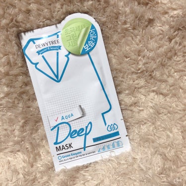 アスティ コスメフリーク DEEP MASK AQUA(ディープマスクアクア)のクチコミ「*﻿
*﻿
#使い切り﻿
﻿
🎀no.410﻿
#DEWYTREE﻿
aqua deep ma.....」（1枚目）