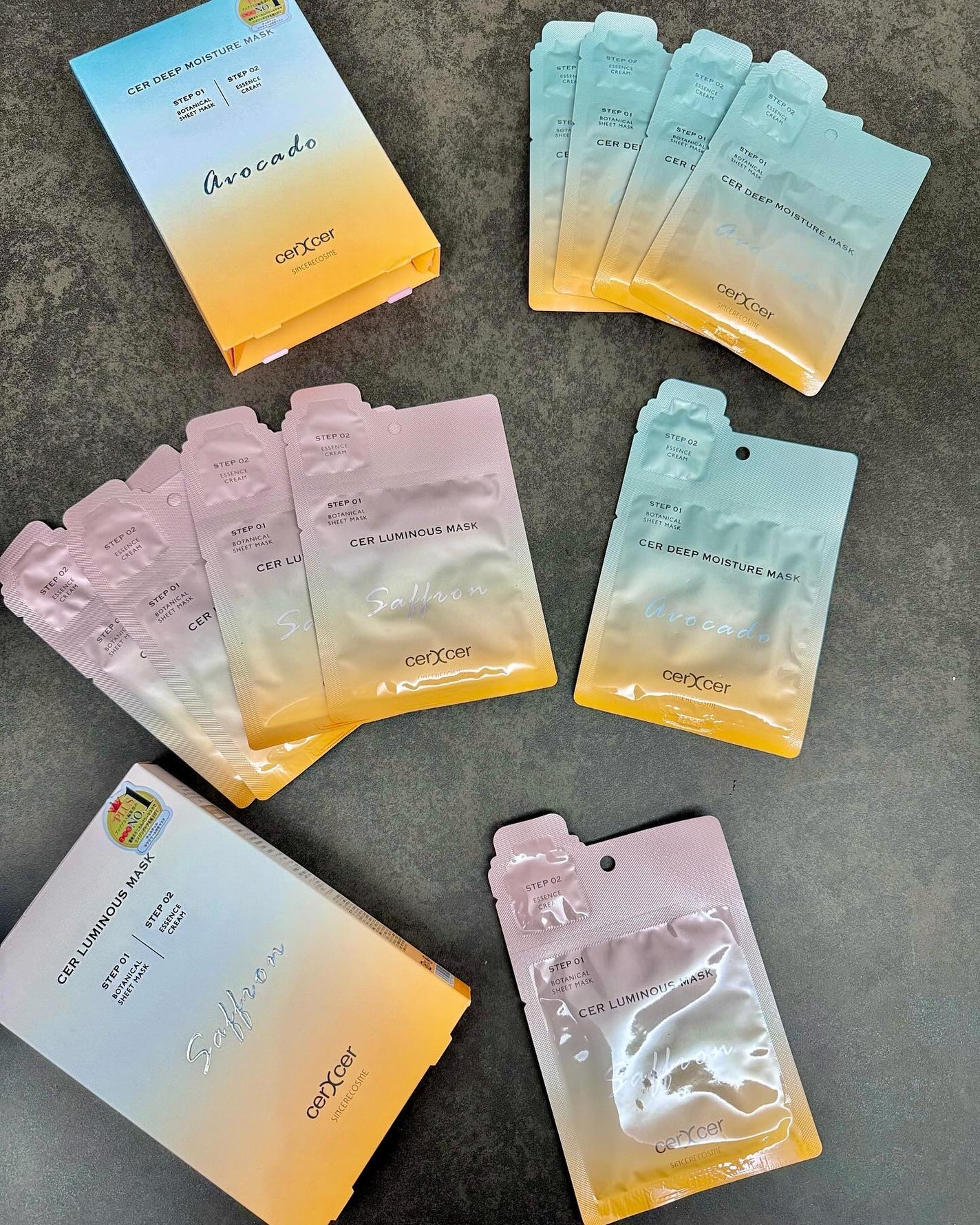 ディープモイスチャー マスク (ケアクリーム付き)/cerXcer/シートマスク・パックを使ったクチコミ(4枚目)