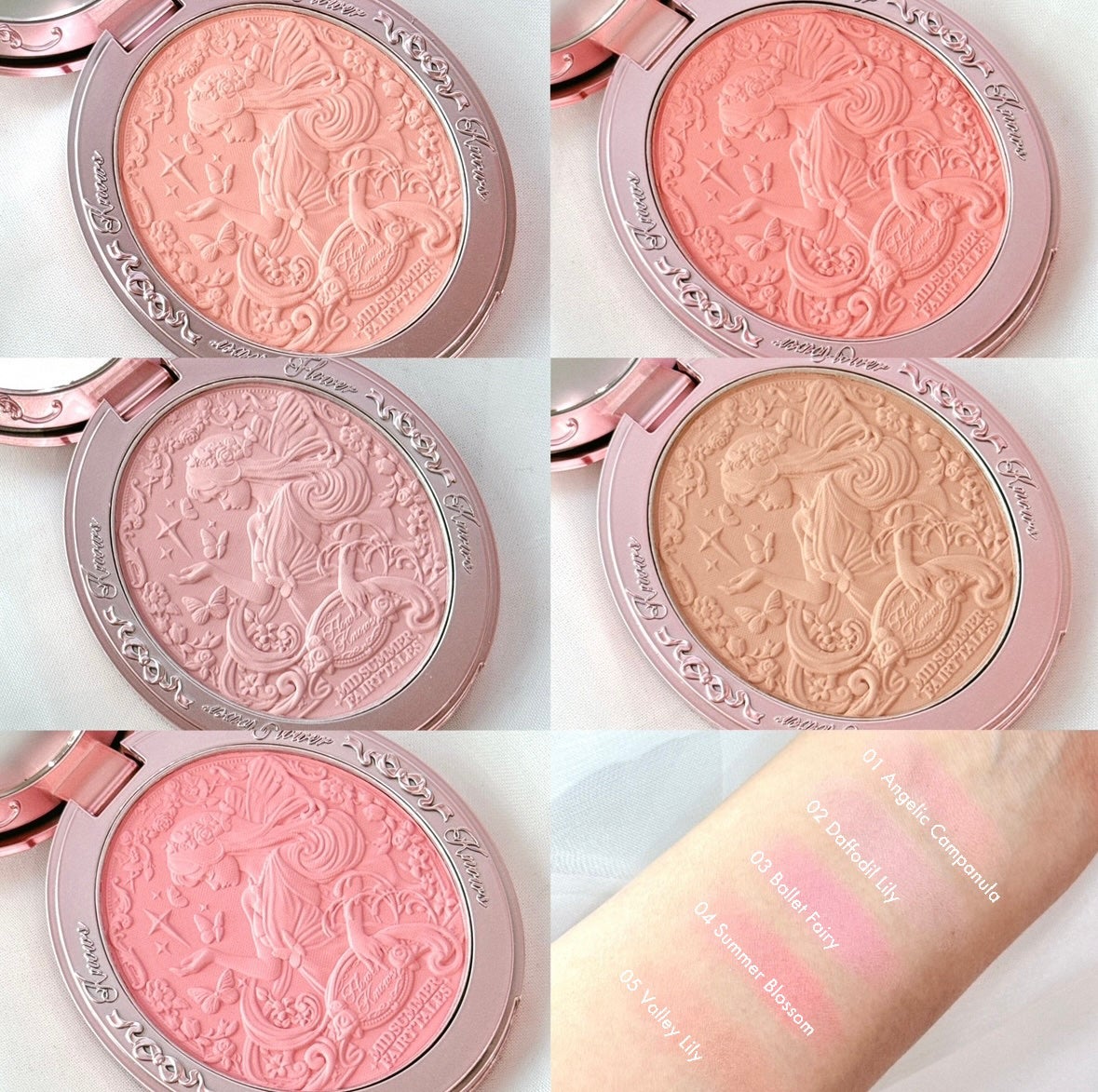 ミッドサマーフェアリーテイルズコレクション 5色アイシャドウパレット/FlowerKnows/アイシャドウパレットを使ったクチコミ(3枚目)