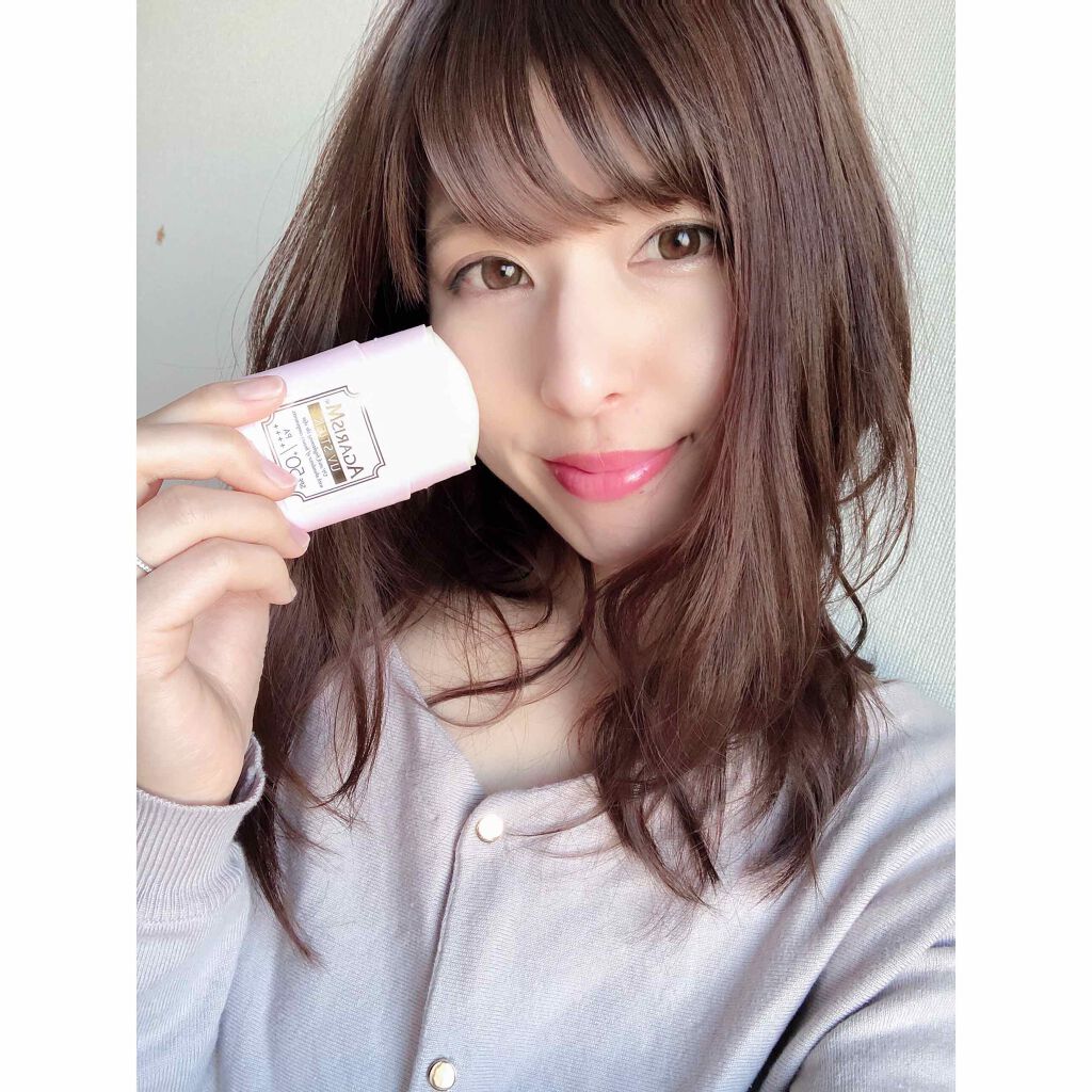 トーンアップUVスティック/AGARISM/日焼け止めスティックを使ったクチコミ（2枚目）