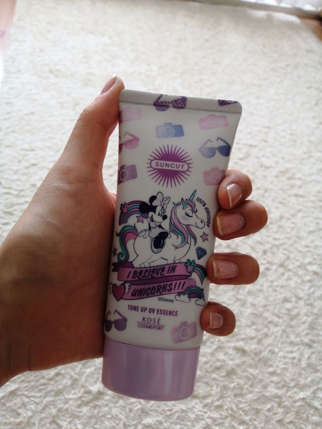 トーンアップUV エッセンス/サンカット®/日焼け止めローションを使ったクチコミ（1枚目）