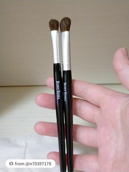 アイシャドウブラシセット/ロージーローザ/メイクブラシを使ったクチコミ(4枚目)