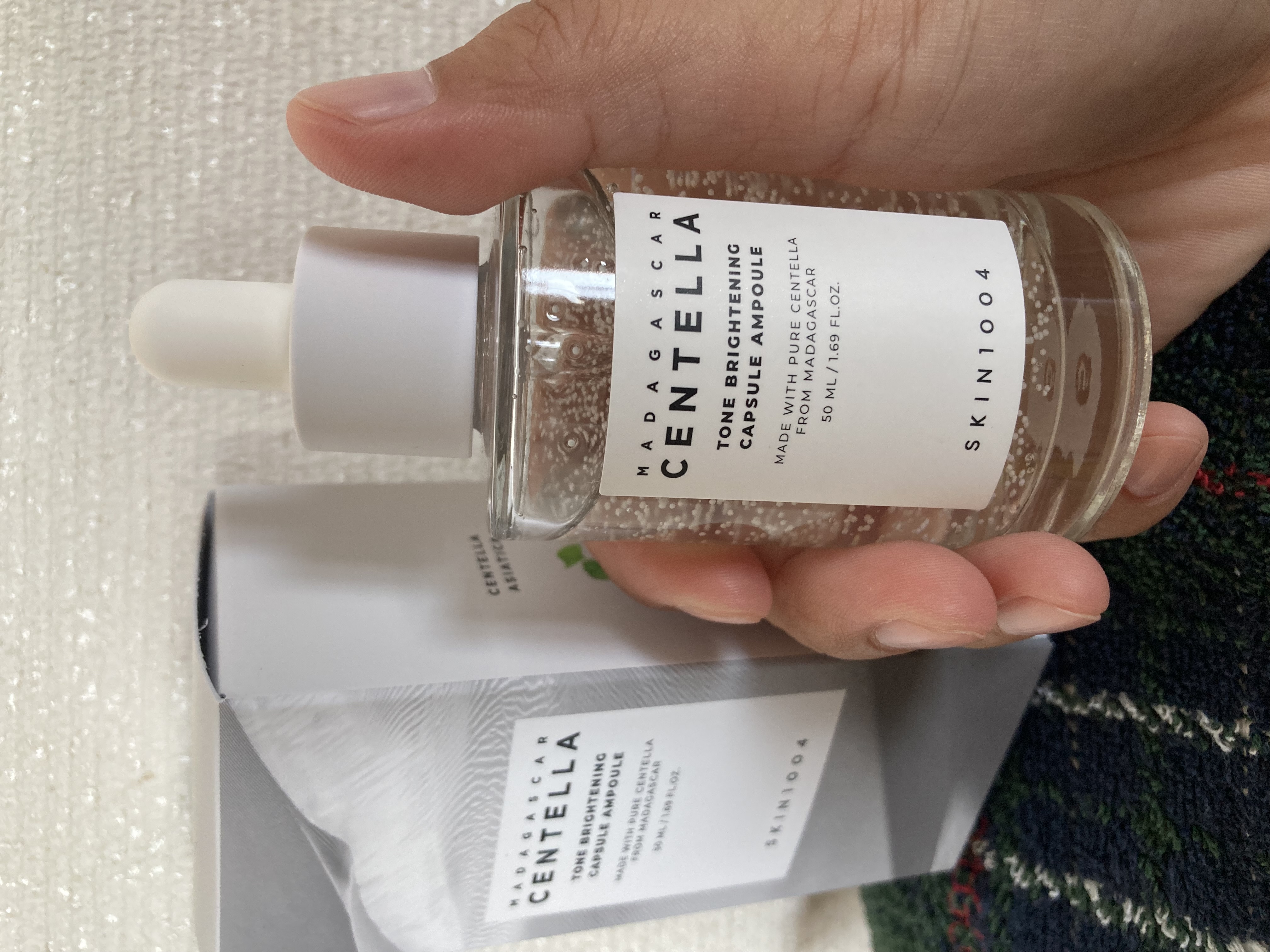 トーンブライトニング カプセルアンプル/SKIN1004/美容液を使ったクチコミ（1枚目）